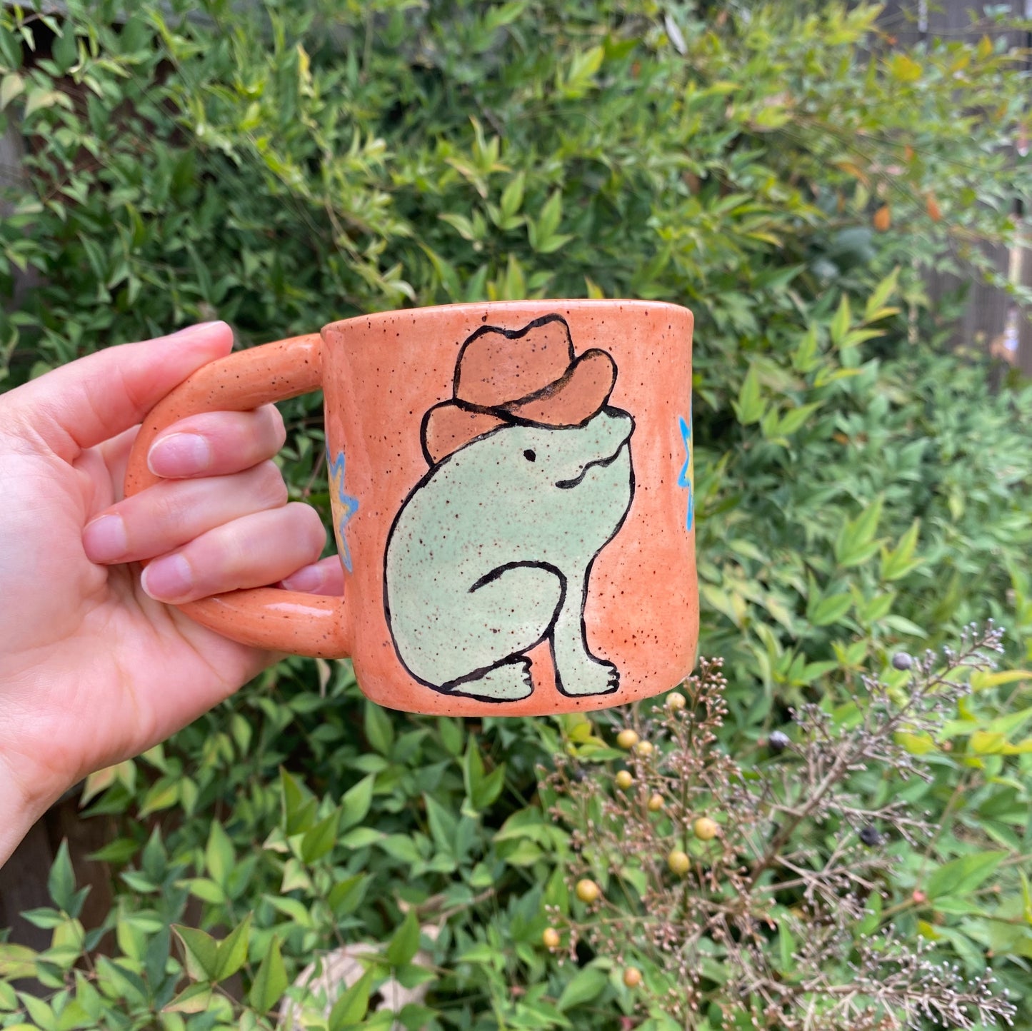 Howdy Frog Mug