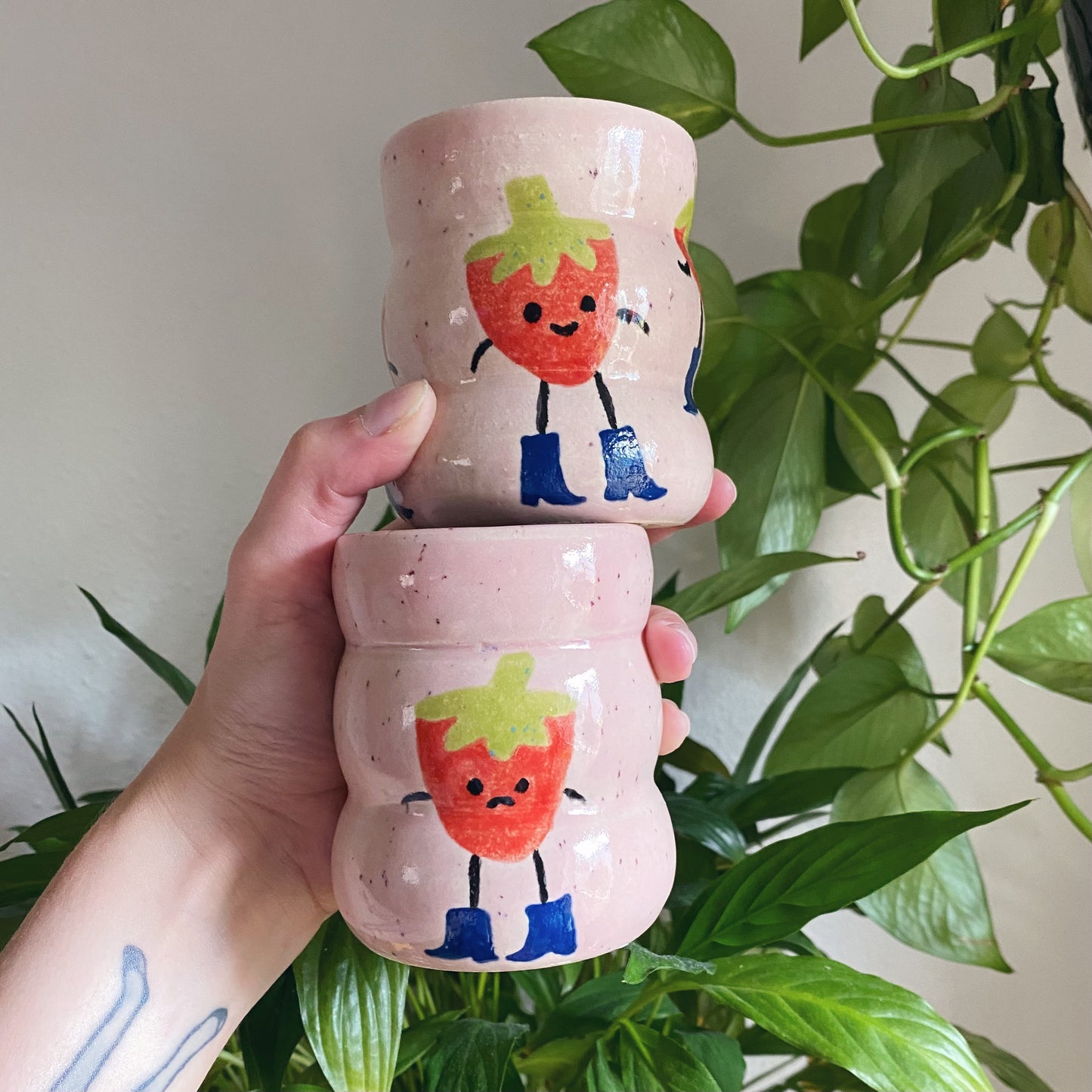 Strawberries with Boots - Tumblers
