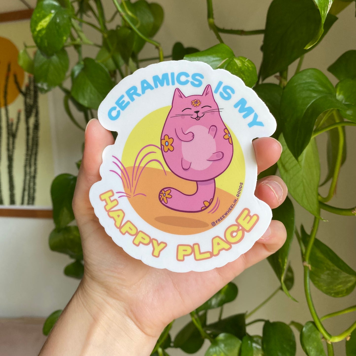 Ceramics is my Happy Place Sticker