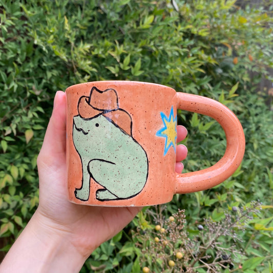 Howdy Frog Mug