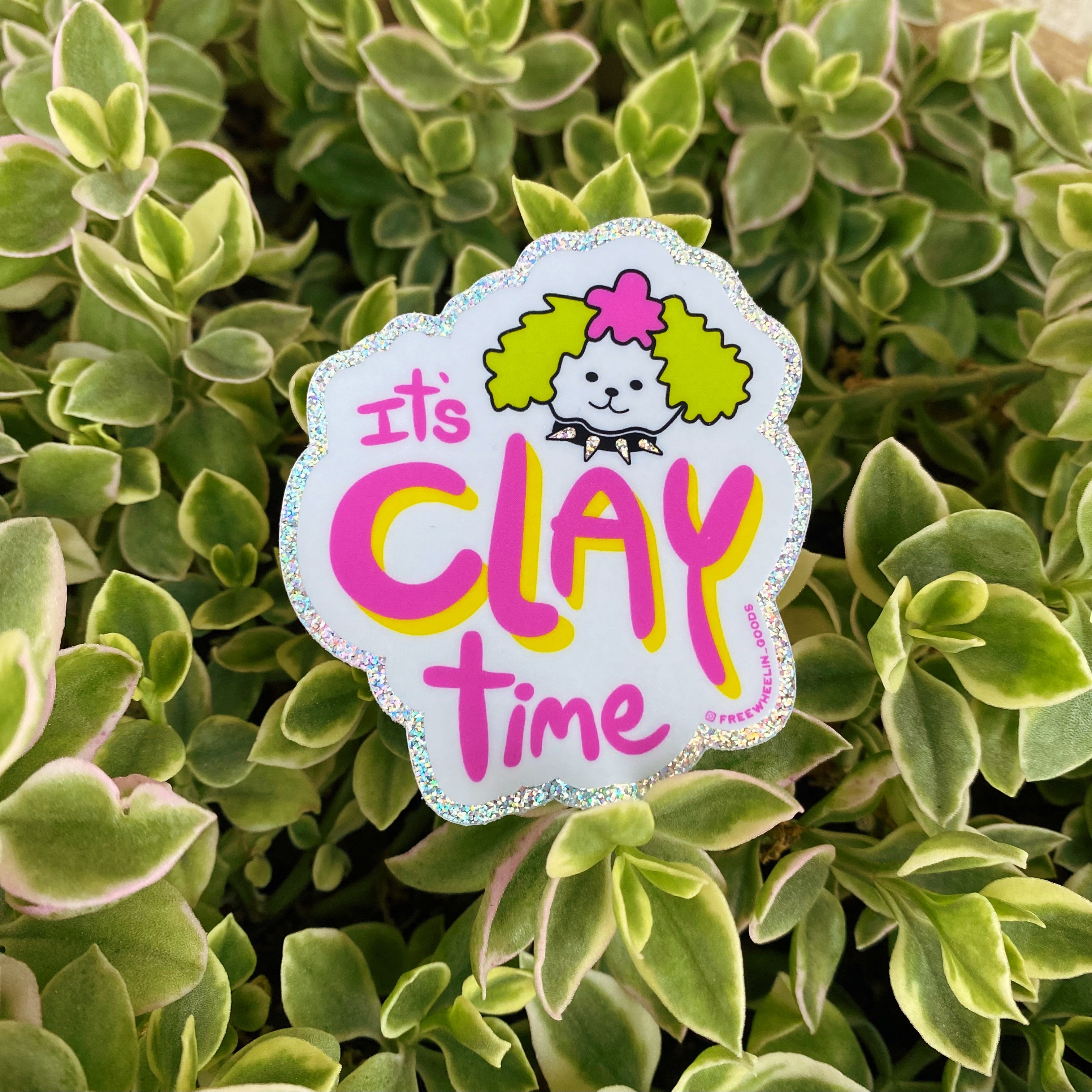 Ourtime Sticker It's Clay Time Sticker – Freewheelin' Goods