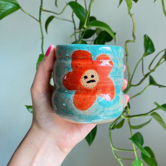 Flowers Planter-Faces
