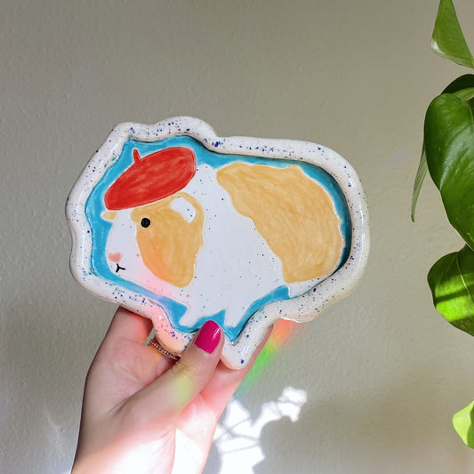 French Guinea Pig/ Red Beret