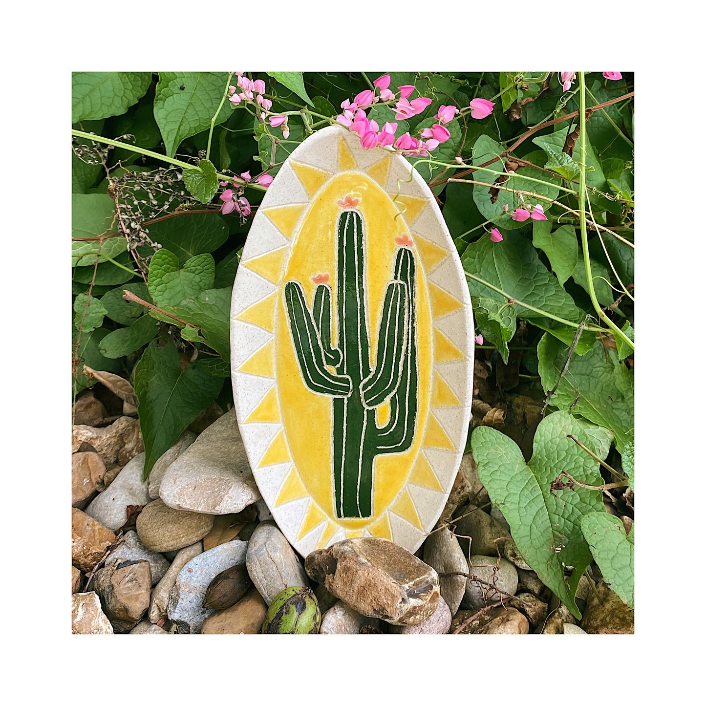 Saguaro Sunrise Plate